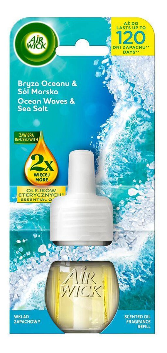 Odświeżacz Elektryczny Bryza Oceanu Sól Morska wkład