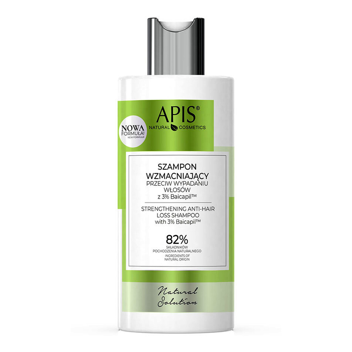 Apis Natural Solution Szampon wzmacniający przeciw wypadaniu włosów z 3% Baicapil 300ml
