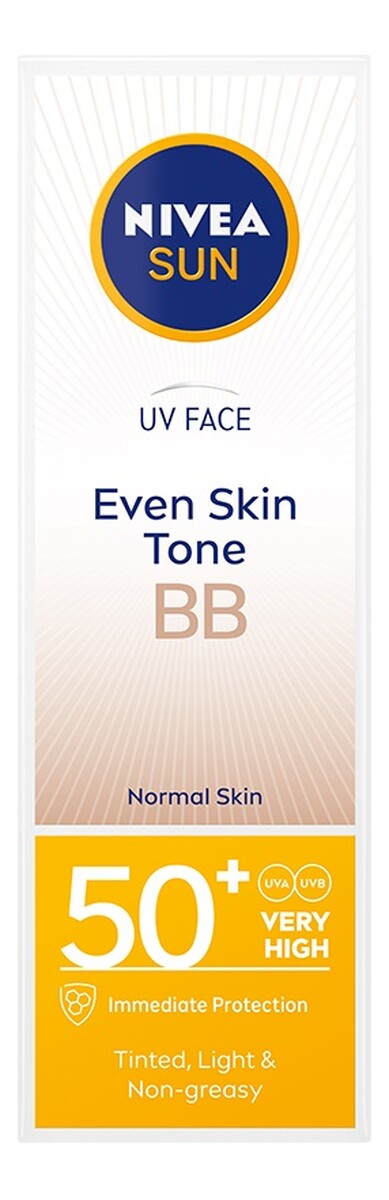 Krem do twarzy bb z bardzo wysoką ochroną spf50+