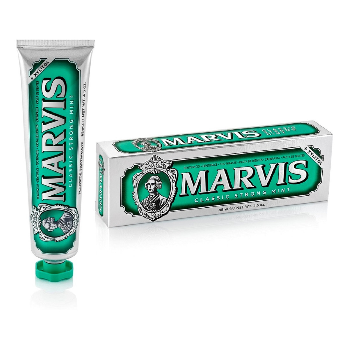 Marvis Fluoride toothpaste odświeżająca pasta do zębów z fluorem classic strong mint 85ml