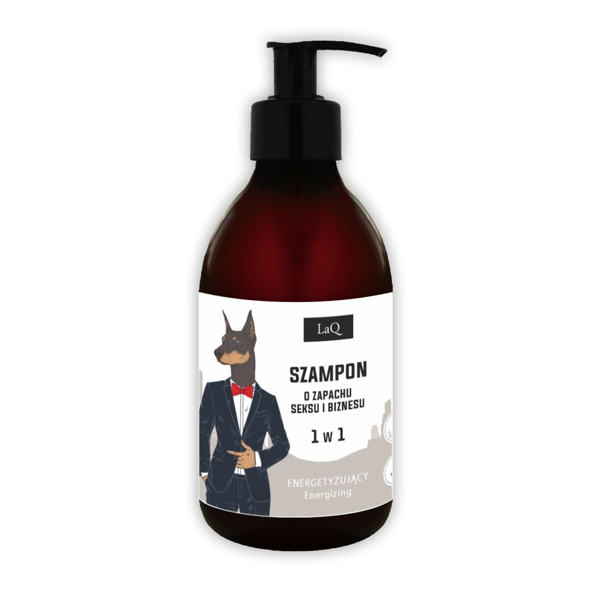 Laq Doberman Szampon energetyzujący dla facetów 1w1 300ml