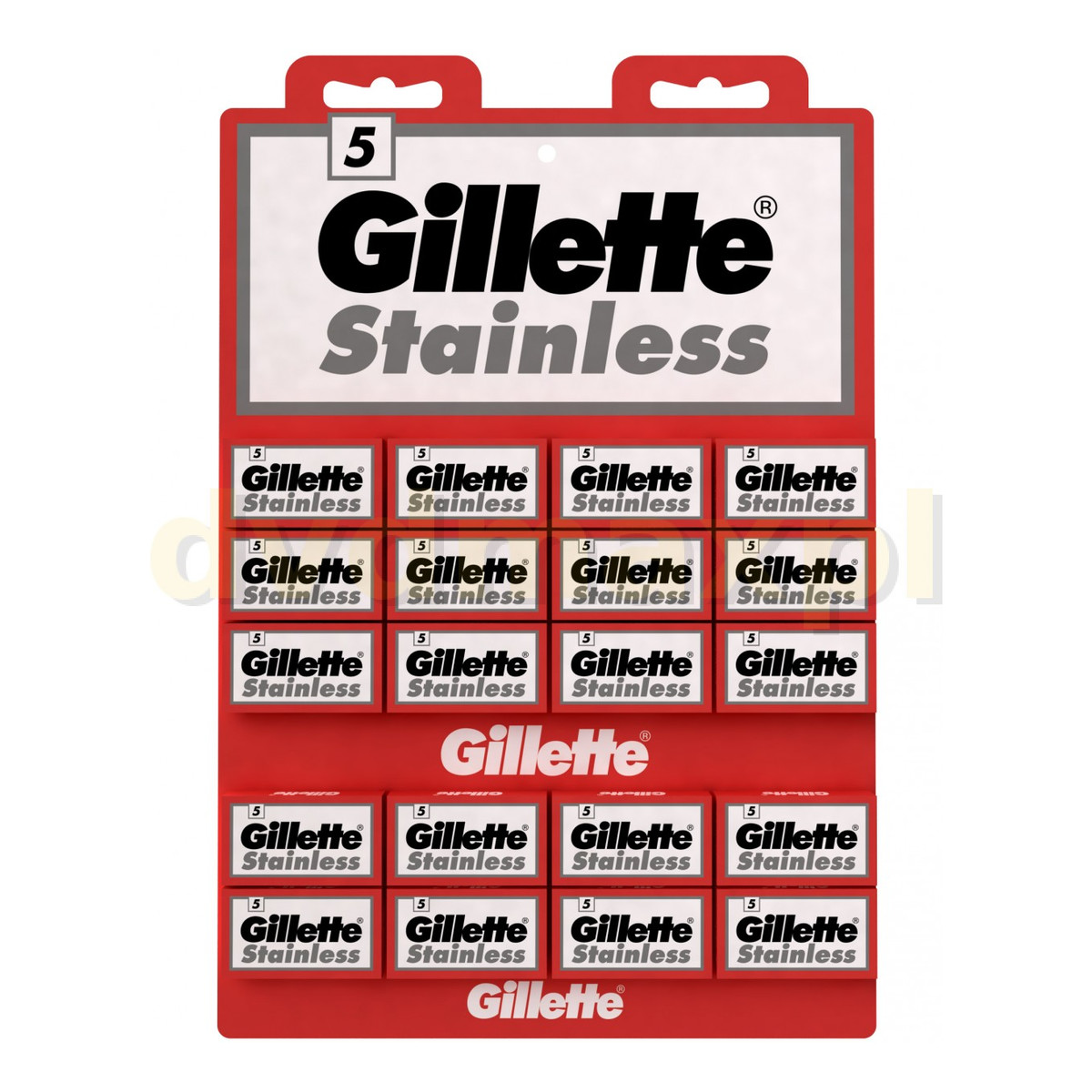 Gillette Stainless Żyletki 20 x 5 szt.