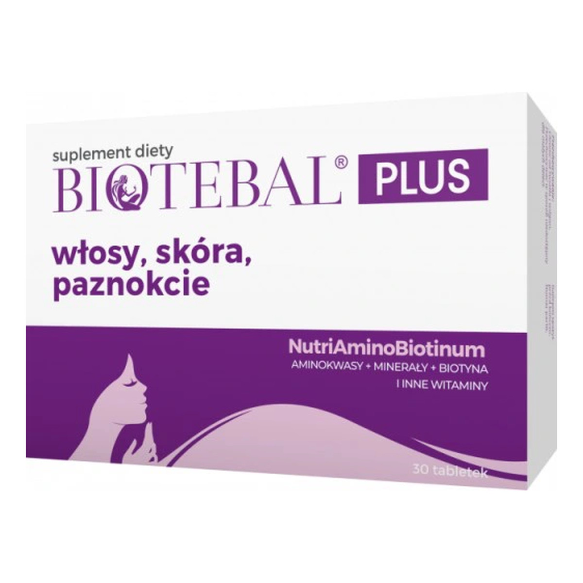 Biotebal Plus Włosy, skóra, paznokcie 30 tabletek