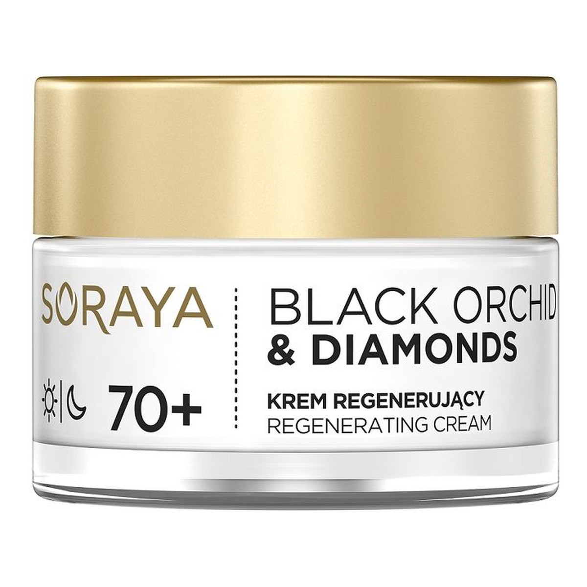 Soraya Black Orchid & Diamonds 70+ regenerujący krem do twarzy na dzień i na noc 50ml