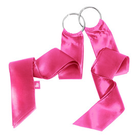 Luxury silk restraints jedwabiste wstążki do wiązania pink
