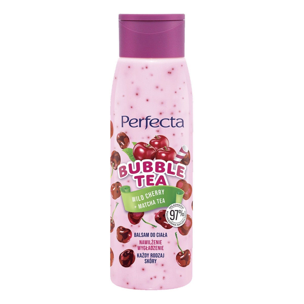 Perfecta Bubble Tea Tea Balsam do ciała wild cherry + matcha