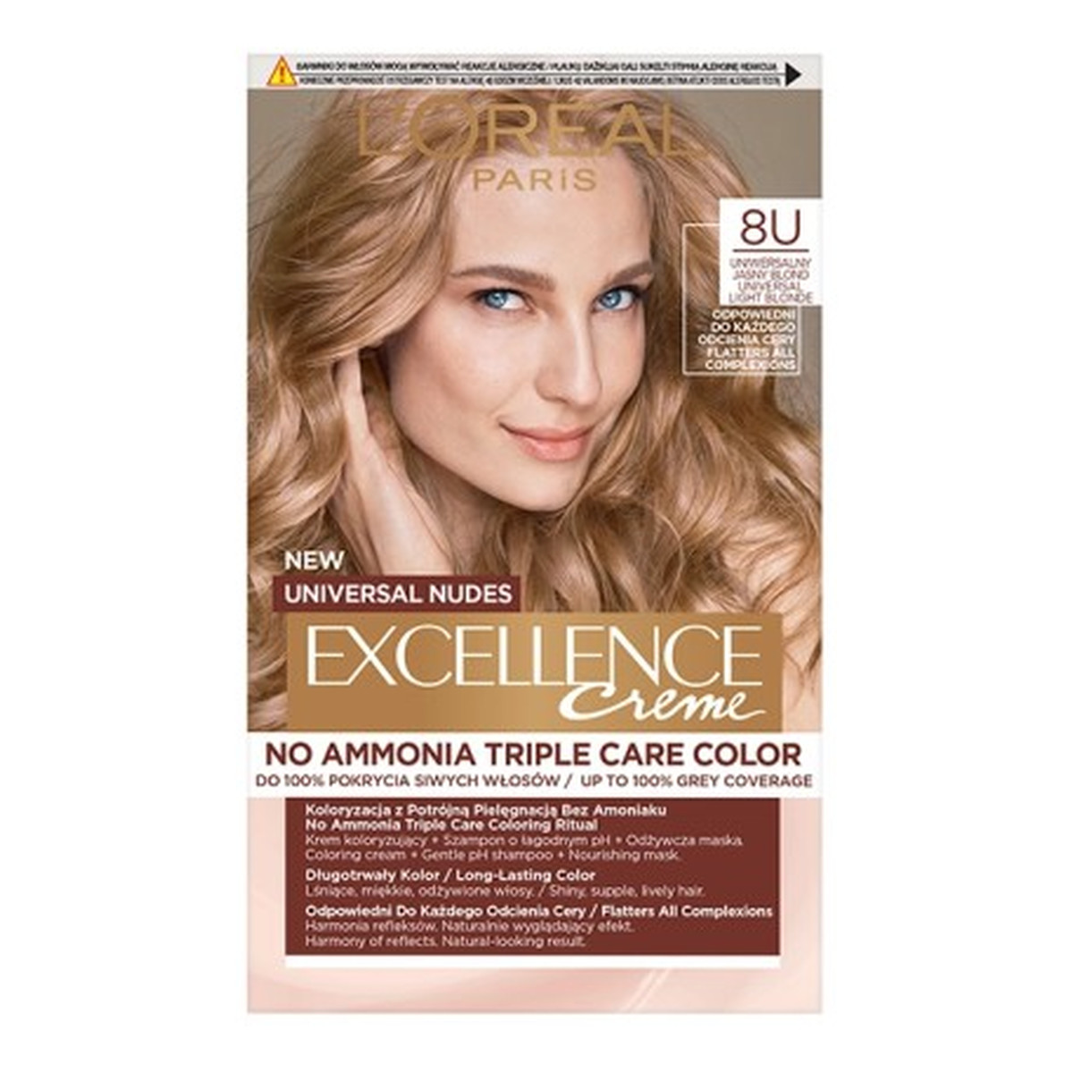 L'Oreal Paris Universal Nudes Excellence Creme pielęgnacyjny Krem koloryzujący pielęgnacyjny