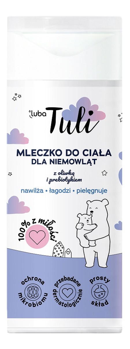 Mleczko do ciała dla niemowląt z oliwką i prebiotykiem