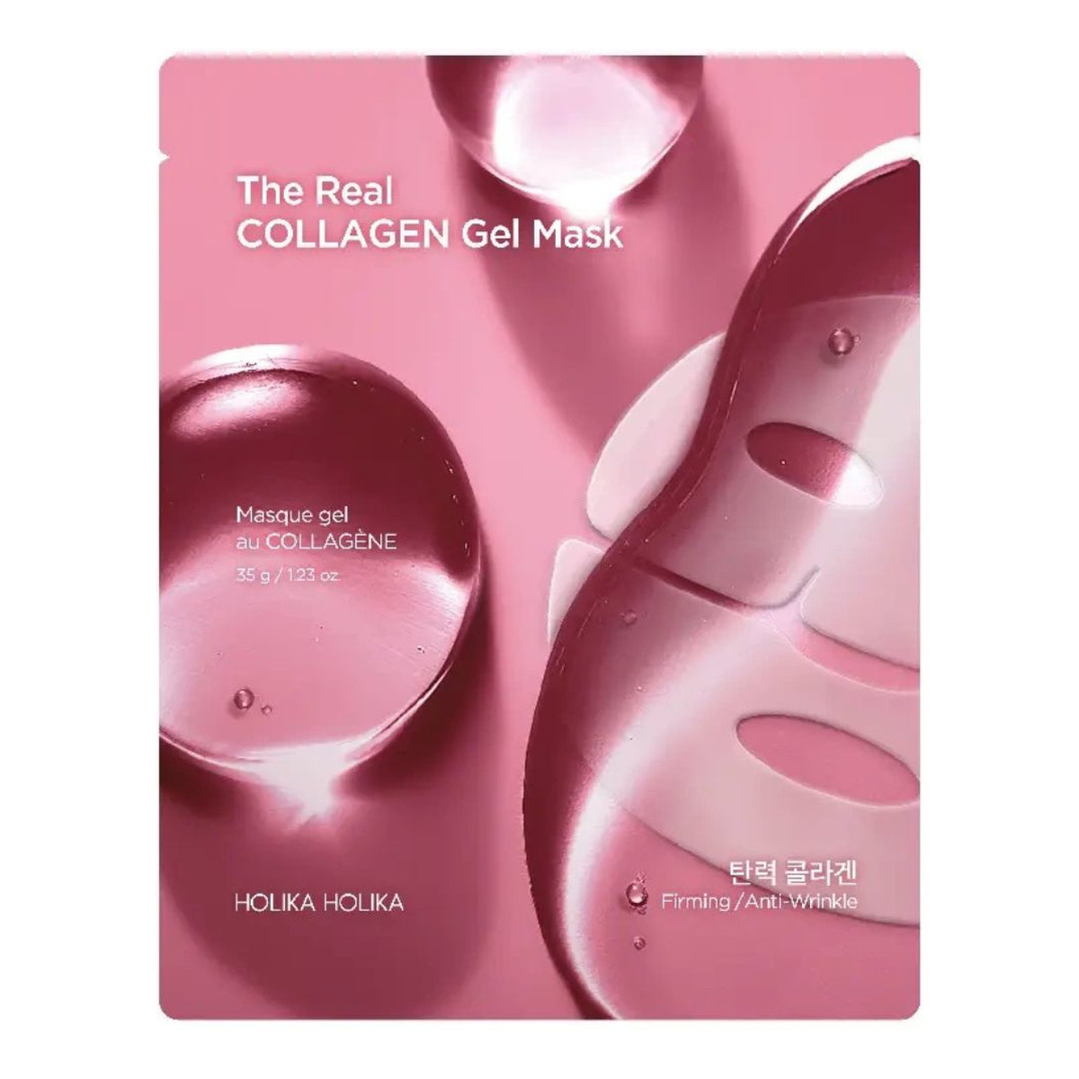 Holika Holika The real collagen gel mask hydrożelowa maska całonocna poprawiająca elastyczność 35g
