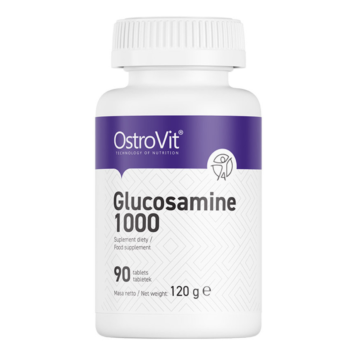 OstroVit GLUCOSAMINE Glukozamina 1000mg 90 tab