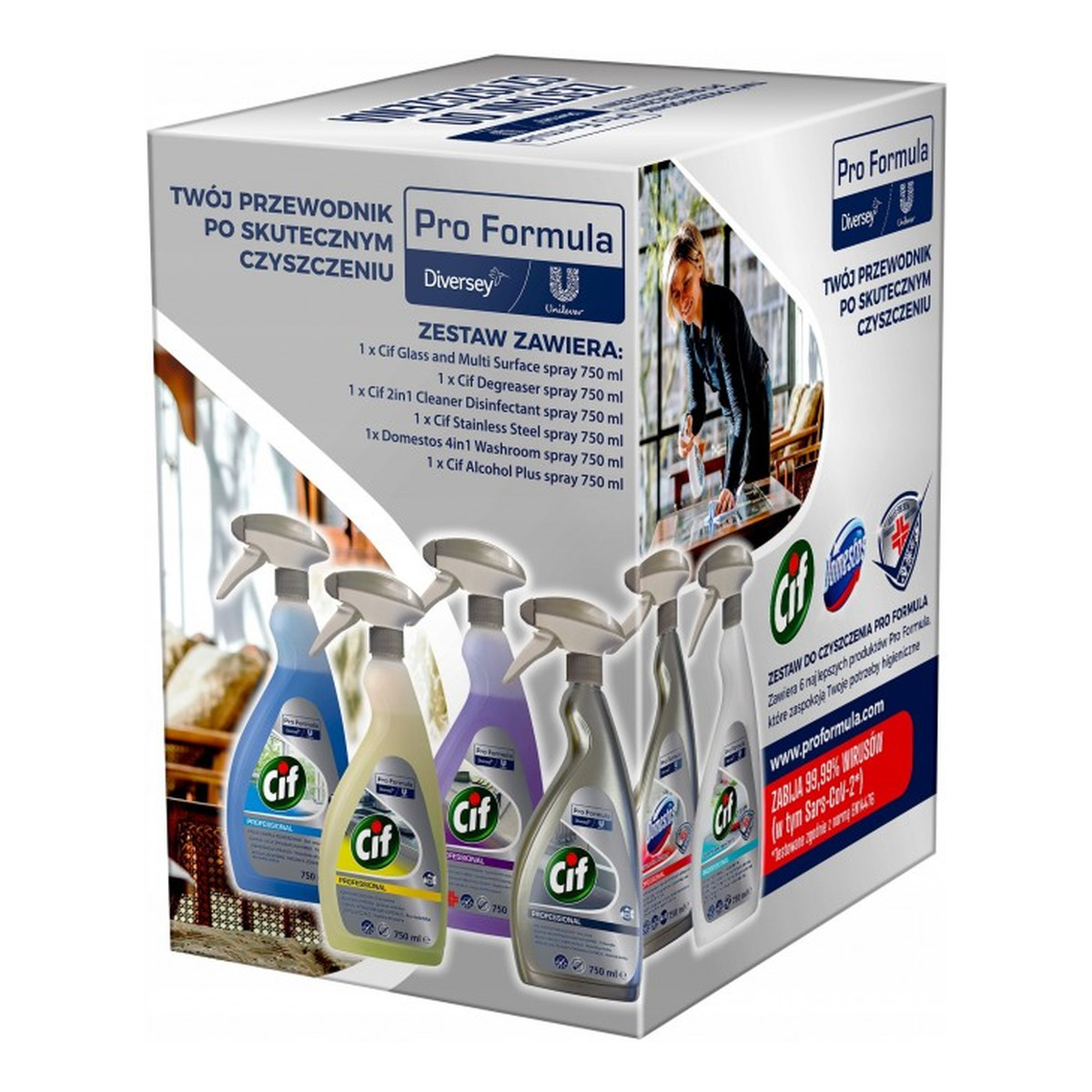 Cif Professional Zestaw do czyszczenia 6 szt.