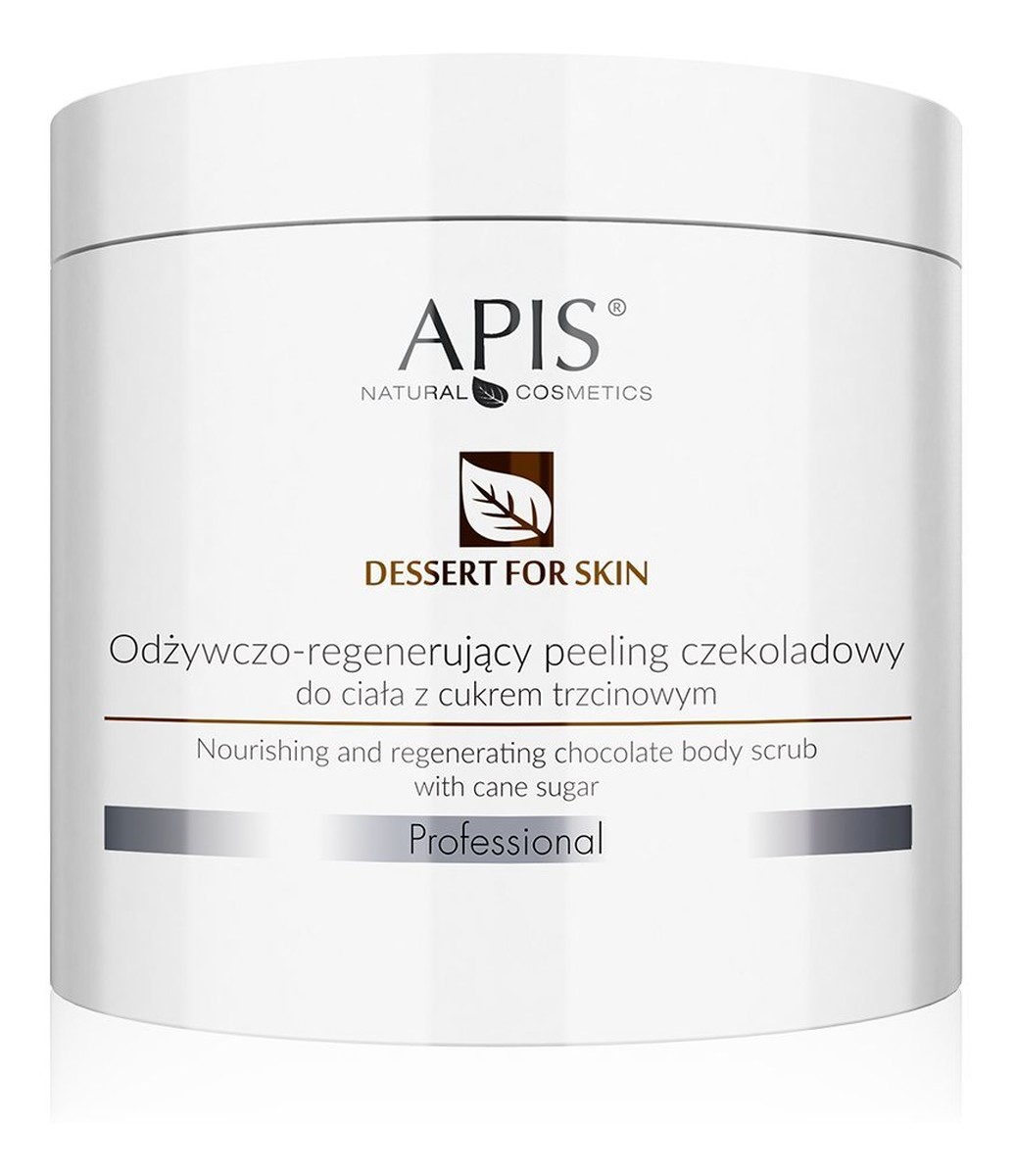 Dessert for Skin Odżywczo-regenerujący peeling czekoladowy z cukrem trzcinowym
