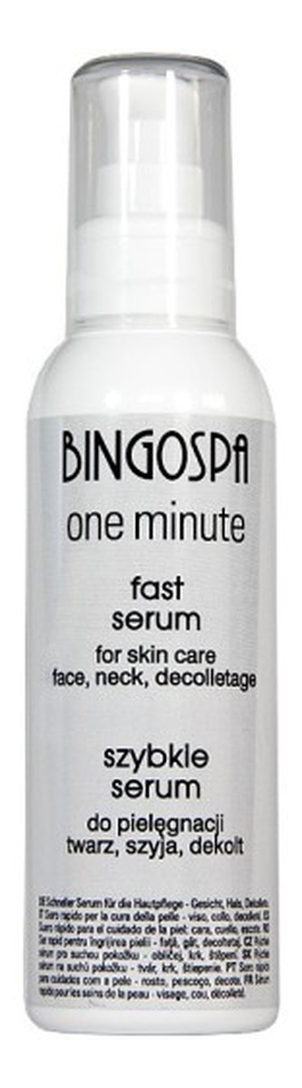 One minute Szybkie serum do pielęgnacji twarzy, szyi i dekoltu