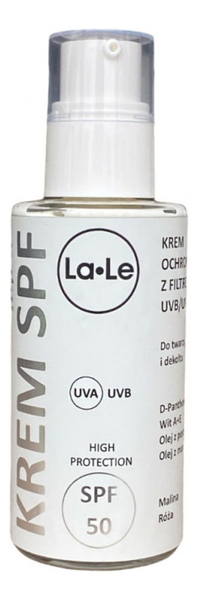 Krem ochronny z filtrem mineralnym UVA/UVB SPF50