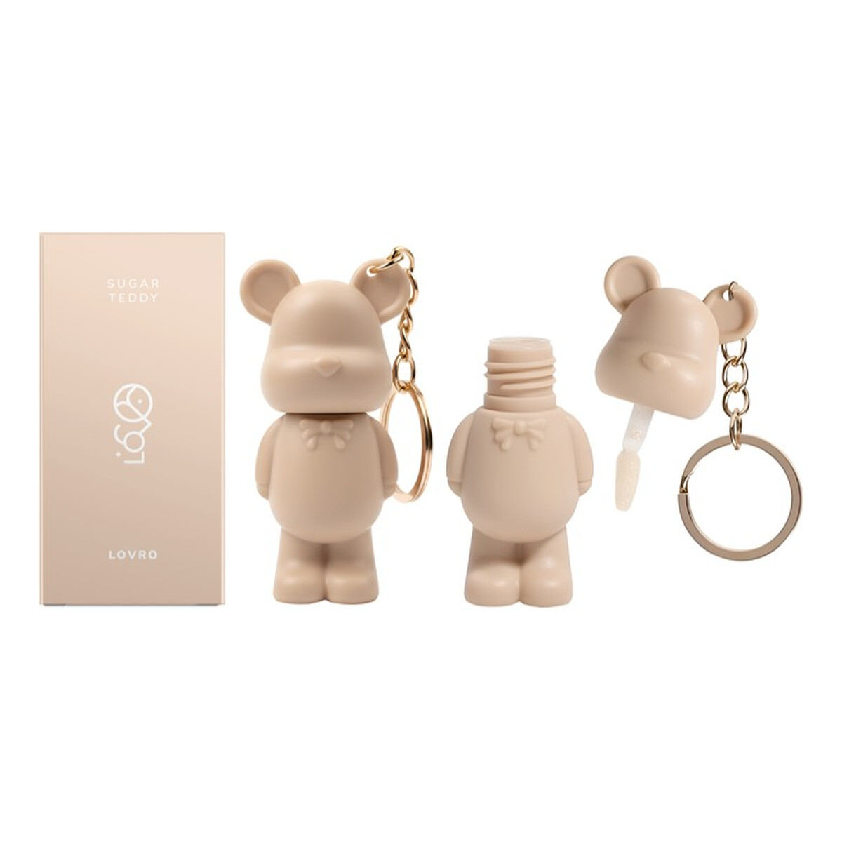 Lovro Sugar teddy błyszczyk do ust z drobinkami 1.4g