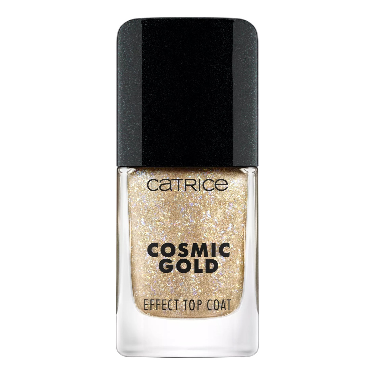 Catrice Cosmic Gold Effect Top Coat do paznokci