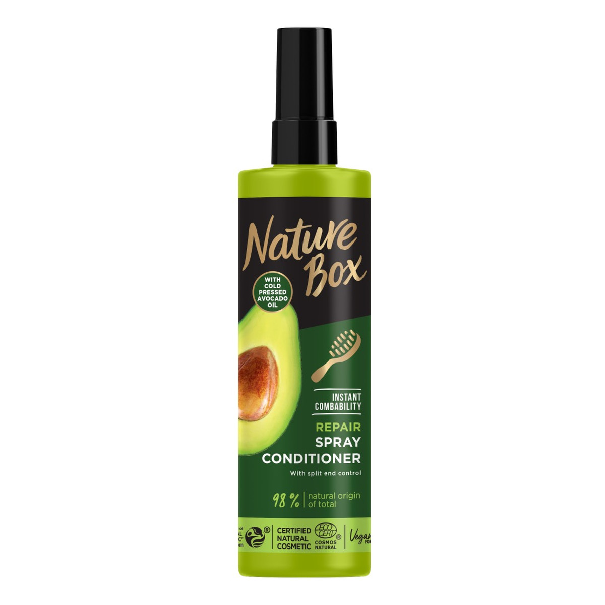 Nature Box Avocado oil ekspresowa odżywka do włosów w sprayu z olejem z awokado 200ml