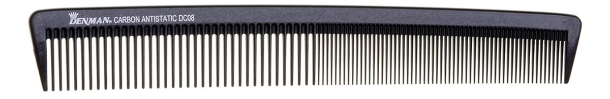 Dc08 carbon barbering comb grzebień do strzyżenia włosów black