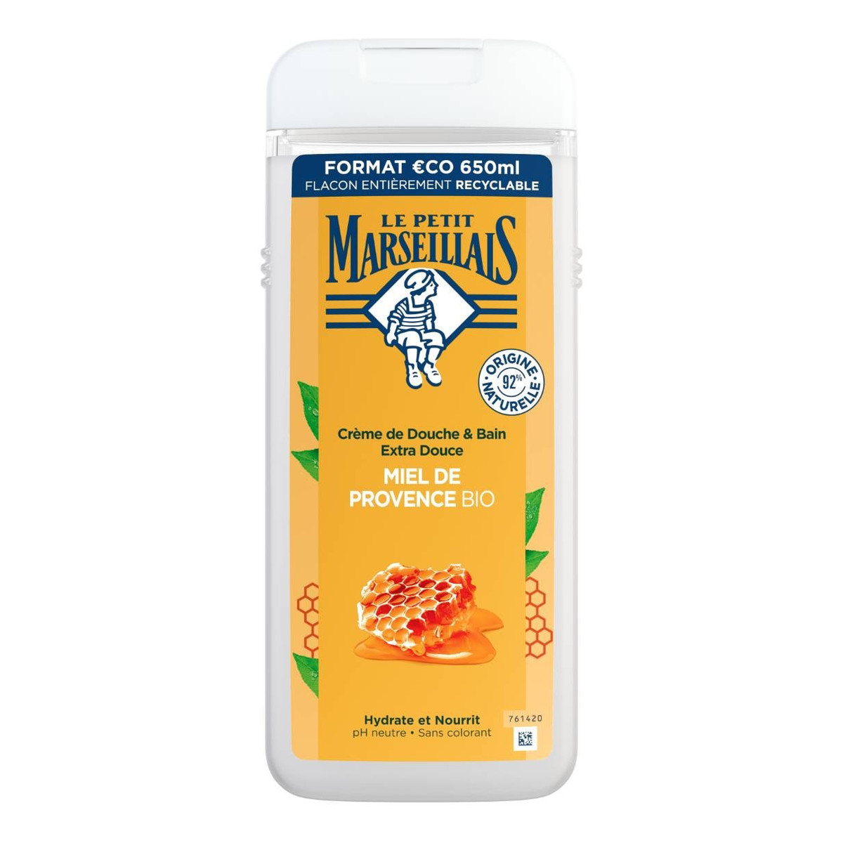 Le Petit Marseillais Żel pod prysznic Miód 650ml