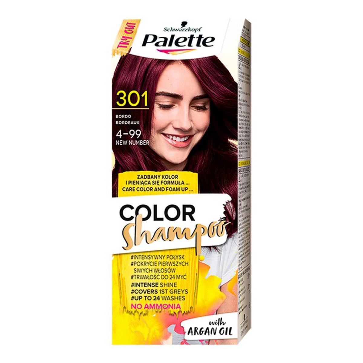 Schwarzkopf Palette Color Shampoo Szampon Koloryzujący Bez Amoniaku 70ml
