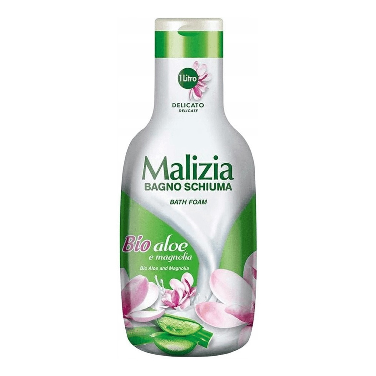 Malizia Bath foam płyn do kąpieli bio aloes i magnolia 1000ml