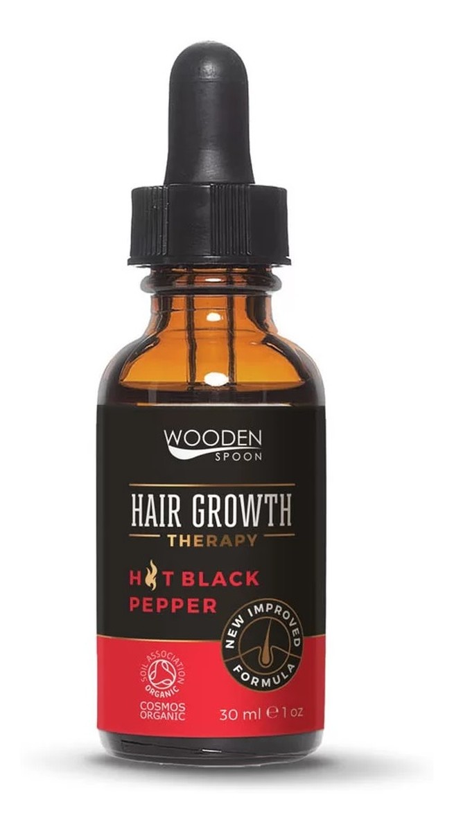 Hair Growth Serum na porost włosów z czarnym pieprzem i rozmarynem