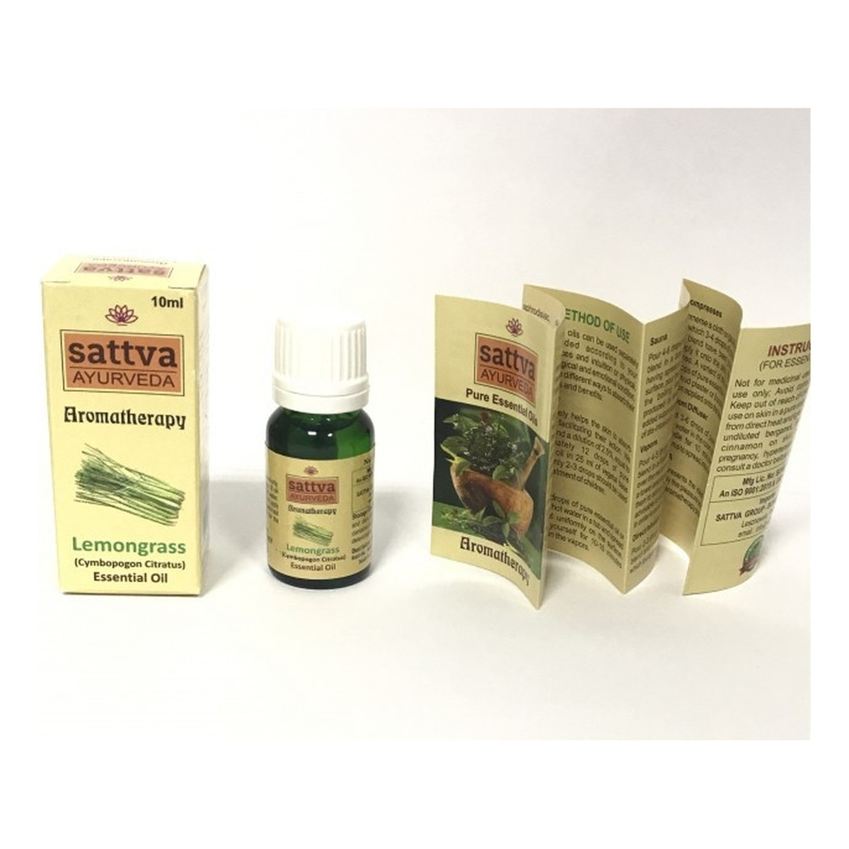 Sattva Aromatherapy Essential Oil Aromatherapy Trawa cytrynowa olejek eteryczny 10ml