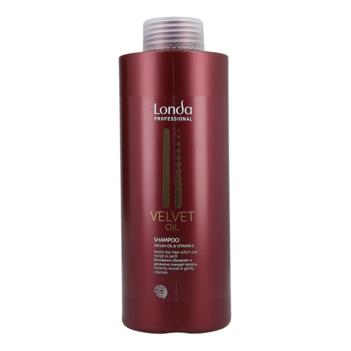 Londa Professional Velvet oil shampoo odżywczy szampon do włosów z olejkiem arganowym 1000ml