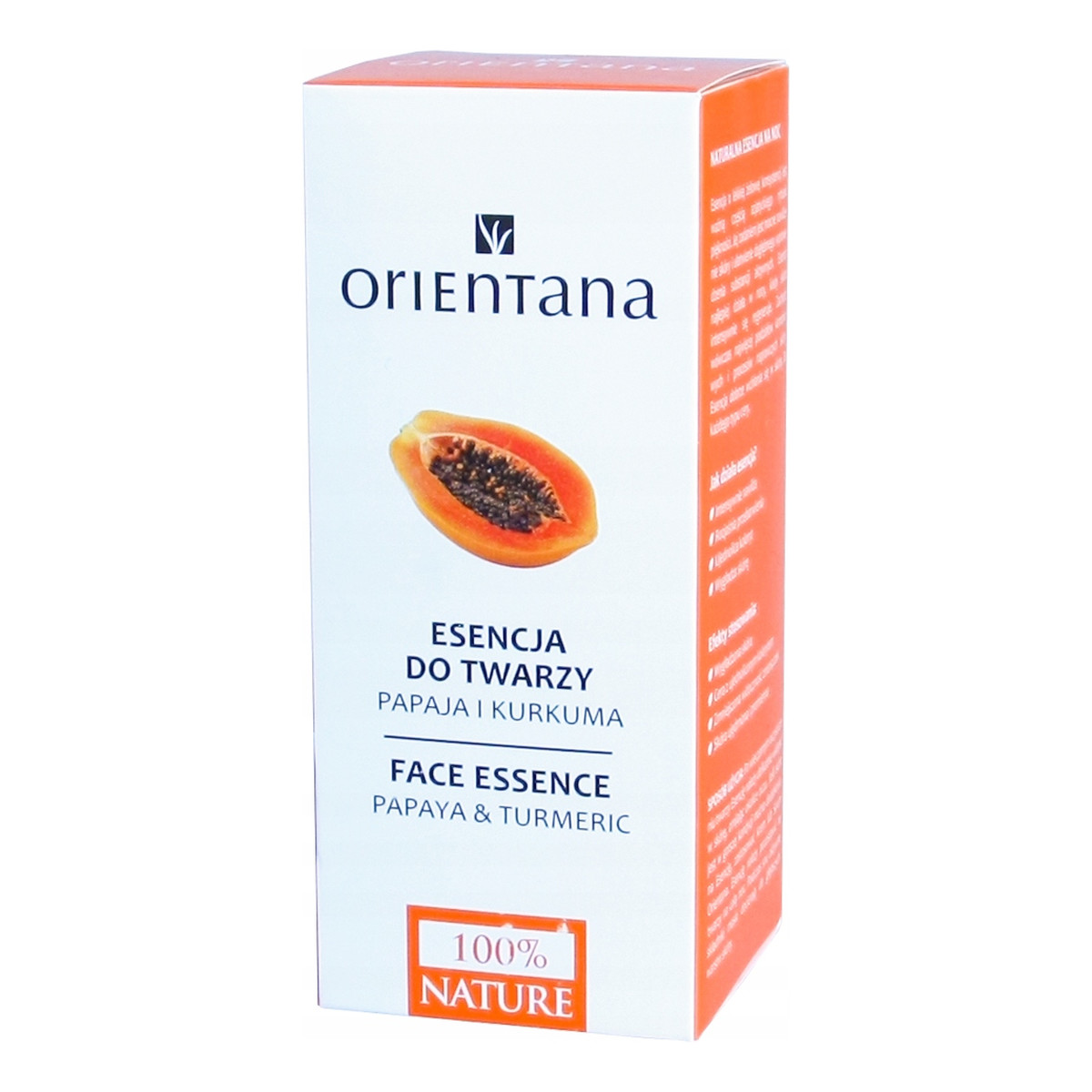 Orientana Bio Maska-esencja Papaja i kurkuma 50ml