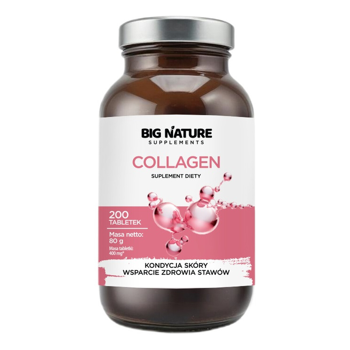 Big Nature Collagen suplement diety 200 tabletek