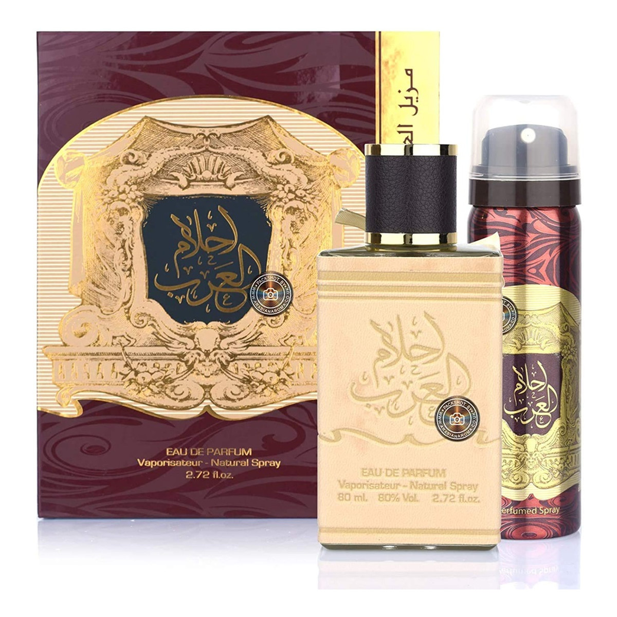 Ard al Zaafaran Ahlam Al Arab Zestaw woda perfumowana spray 80ml + dezodorant spray 50ml