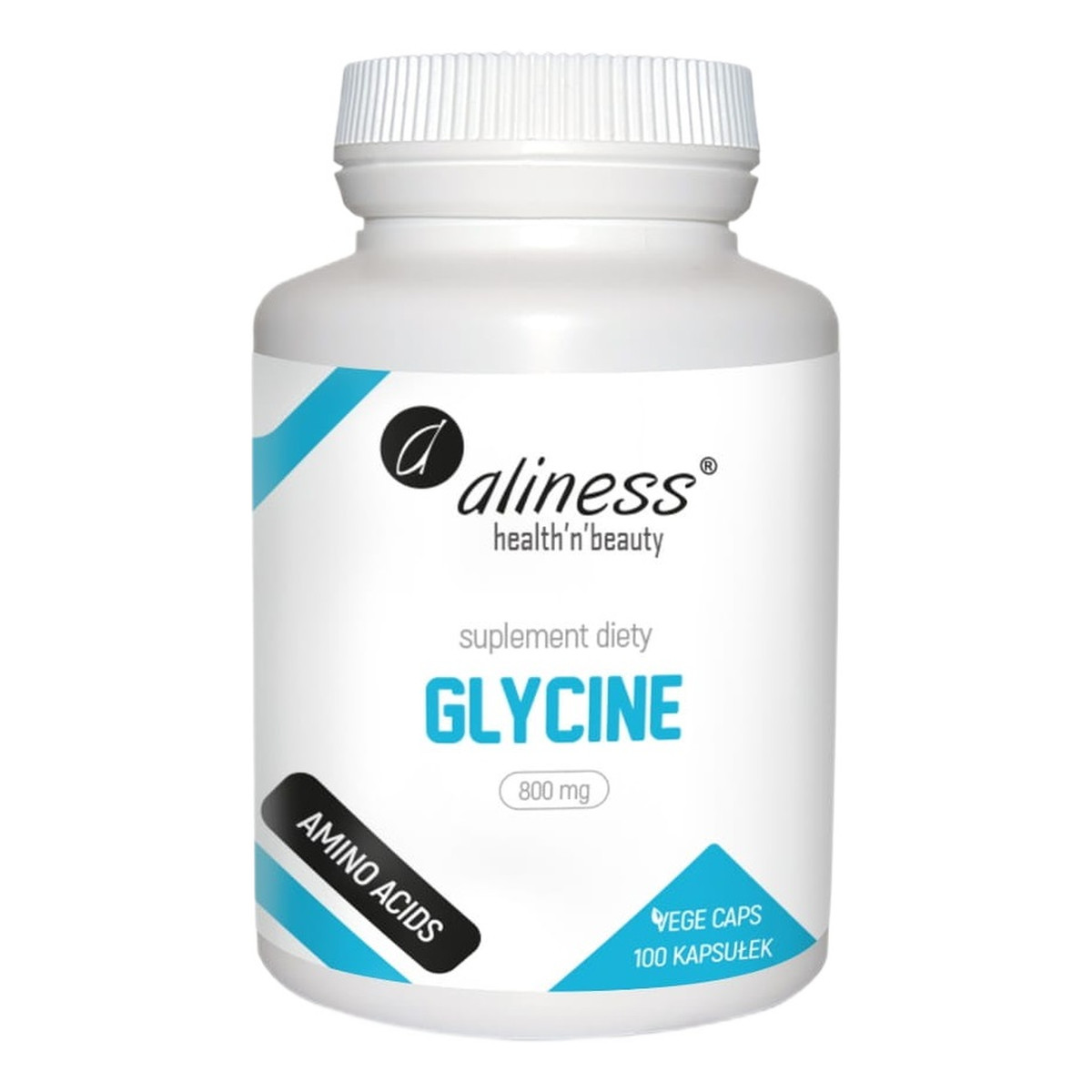 Aliness Glycine 800mg suplement diety 100 kapsułek