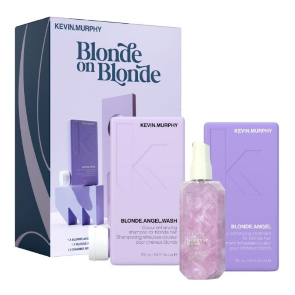 Kevin Murphy Blonde on Blonde Zestaw do Blond Szampon 250ml + Kuracja 250ml + Mgiełka 100ml 100ml