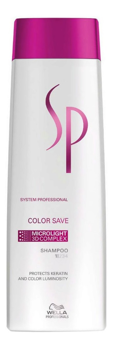 Sp color save shampoo szampon do włosów farbowanych