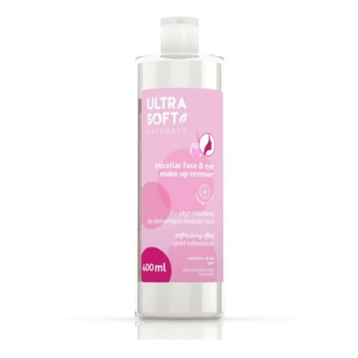 Ultra Soft Naturals Płyn micelarny do demakijażu twarzy i oczu 400ml
