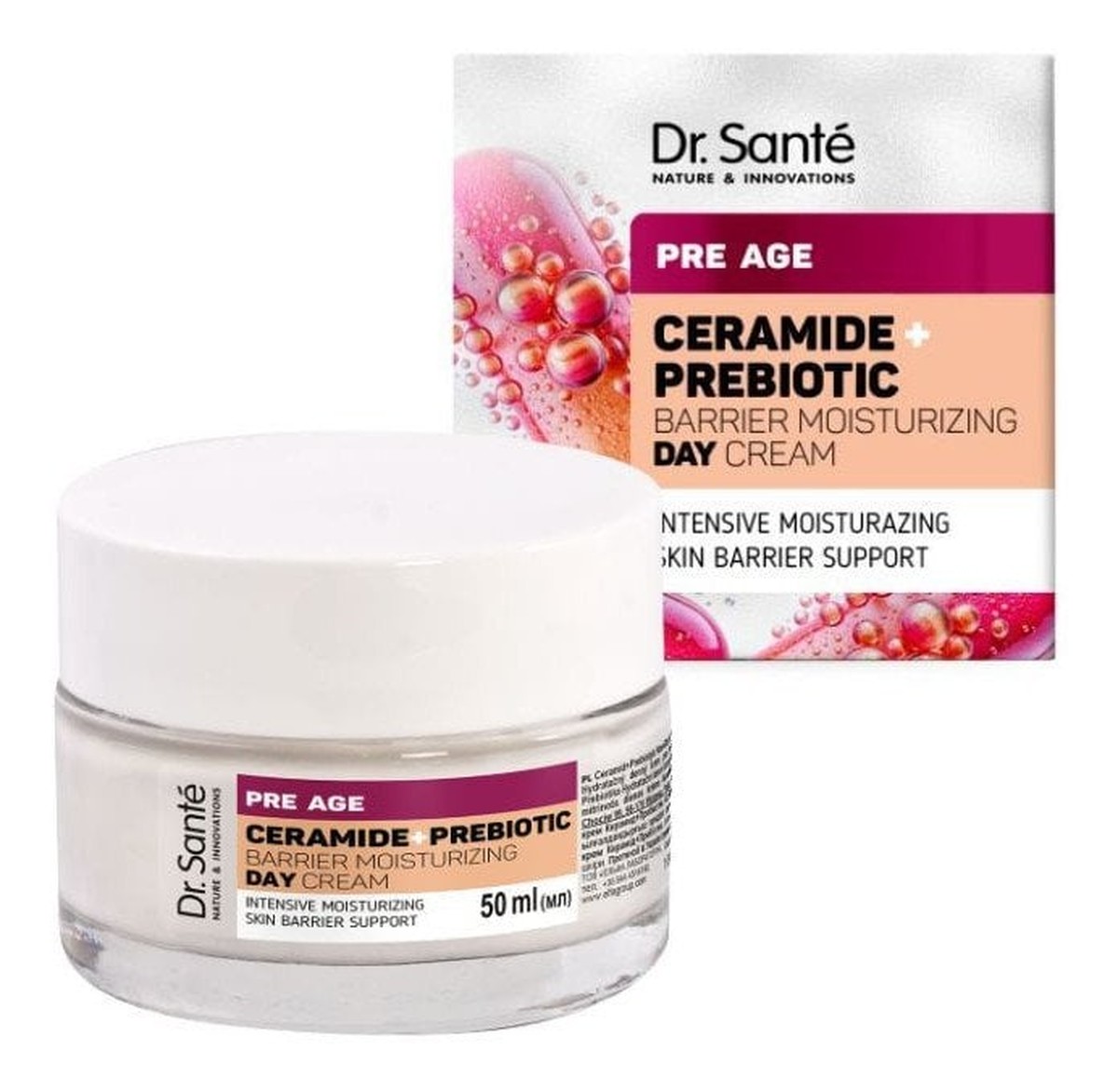 Pre Age Ceramide + Prebiotic Krem Nawilżający Na Dzień Do Skóry Dojrzałej