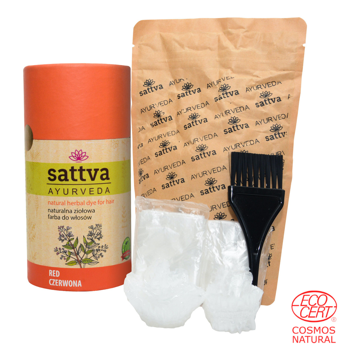 Sattva Naturalna Ziołowa Farba/henna Do Włosów 150g