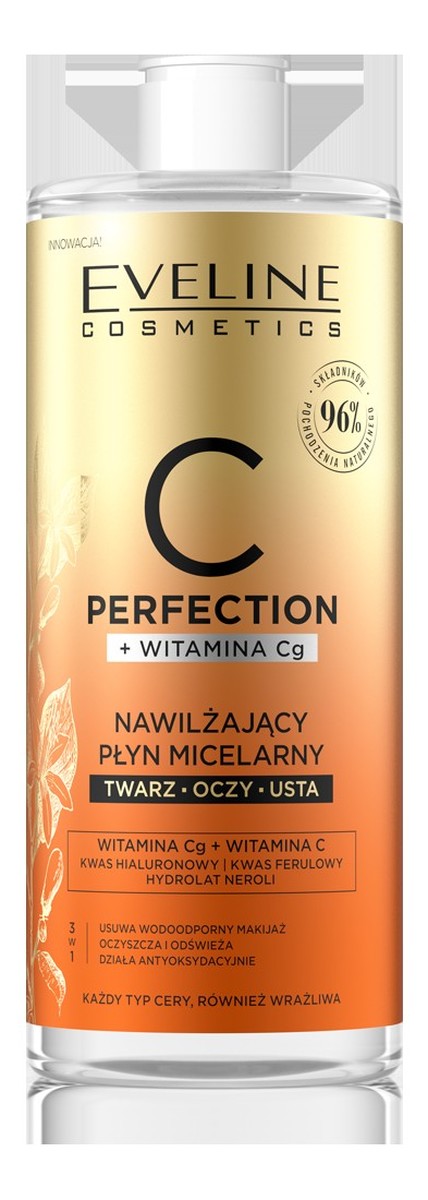 Nawilżający Płyn micelarny 3w1