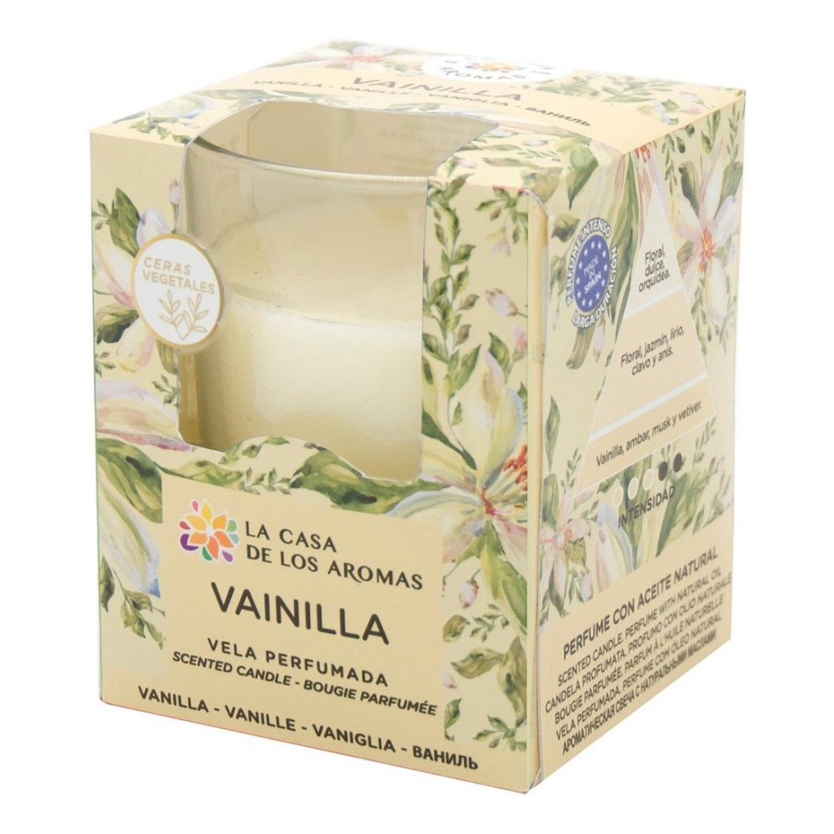 La Casa De Los Aromas Świeca zapachowa Wanilia 140g