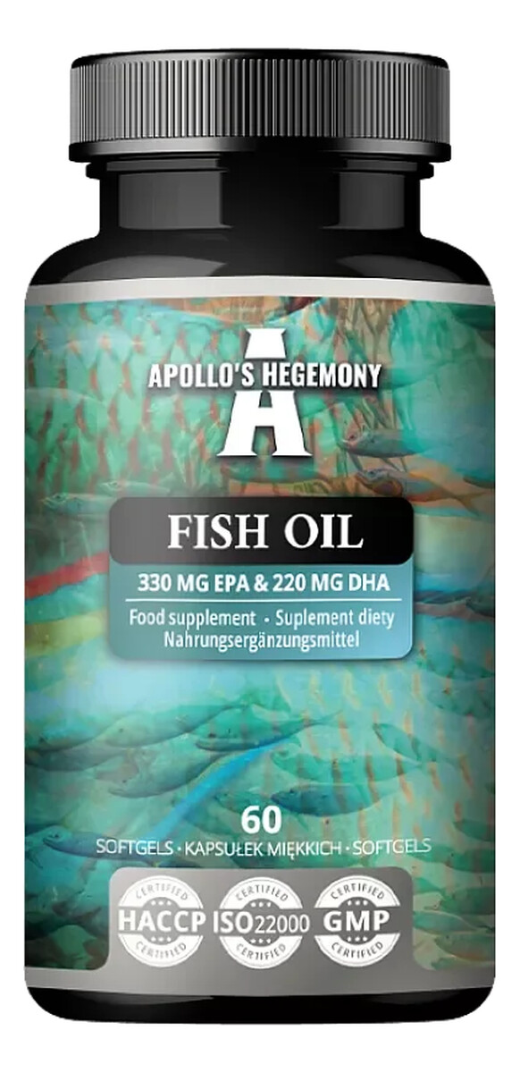 Fish Oil omega-3 EPA DHA olej rybi suplement diety 60 kapsułek