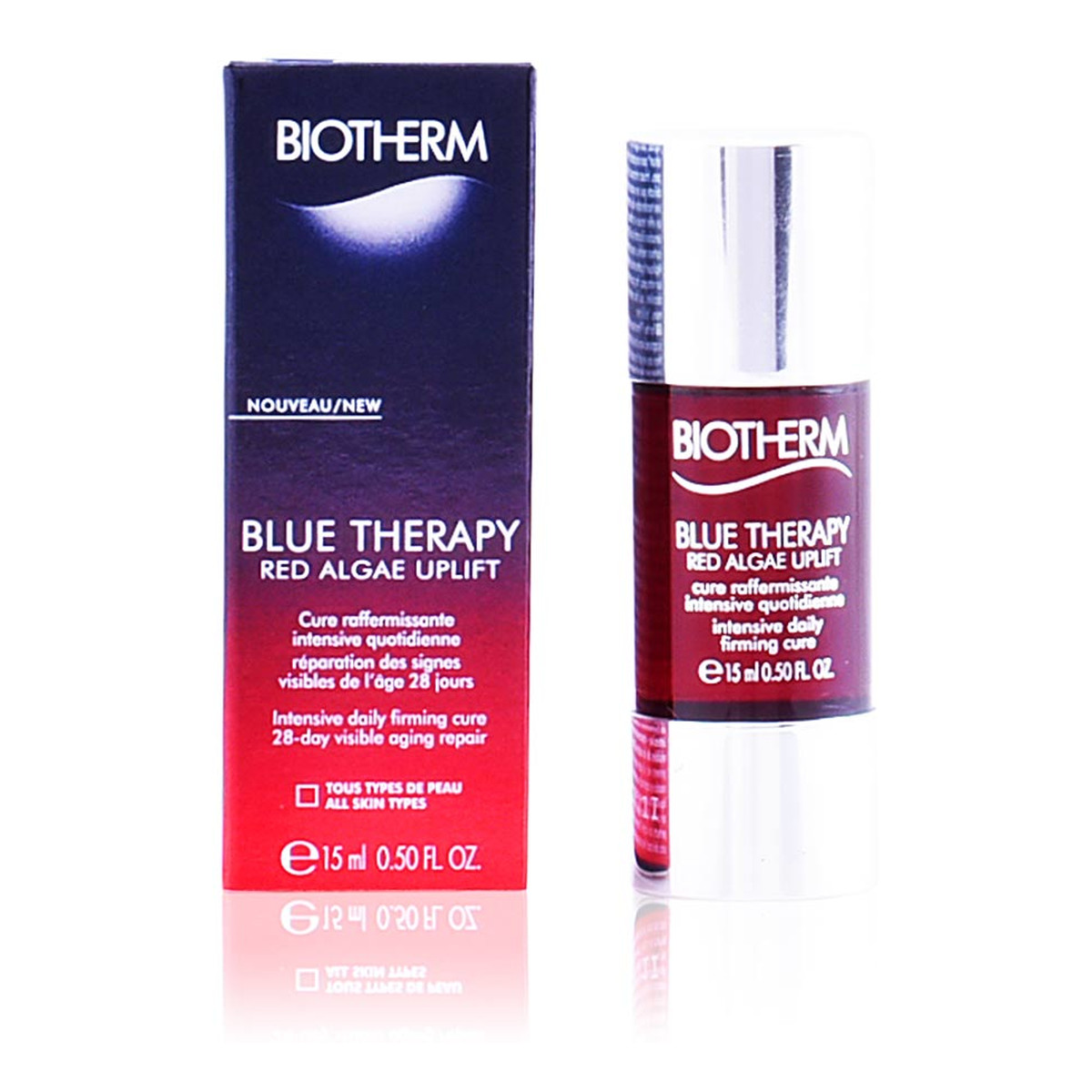 Biotherm Blue Therapy Red Algae Uplift intensywnie ujędrniająca kuracja przeciwzmarszczkowa 15ml
