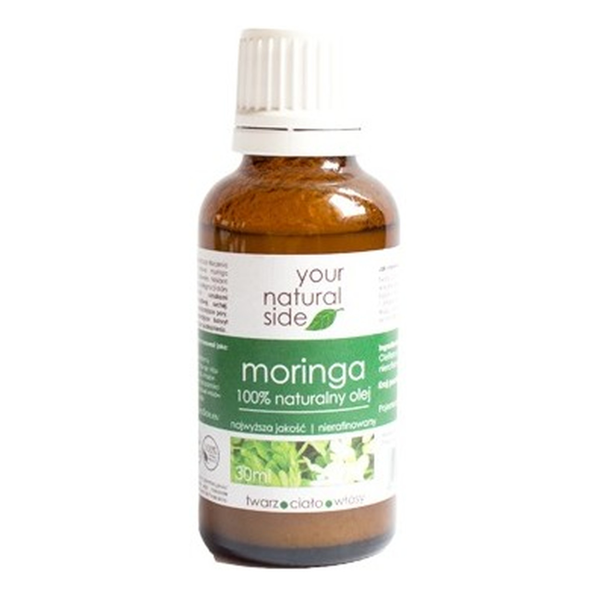 Your Natural Side Naturalny 100% Olej moringa nierafinowany 30ml