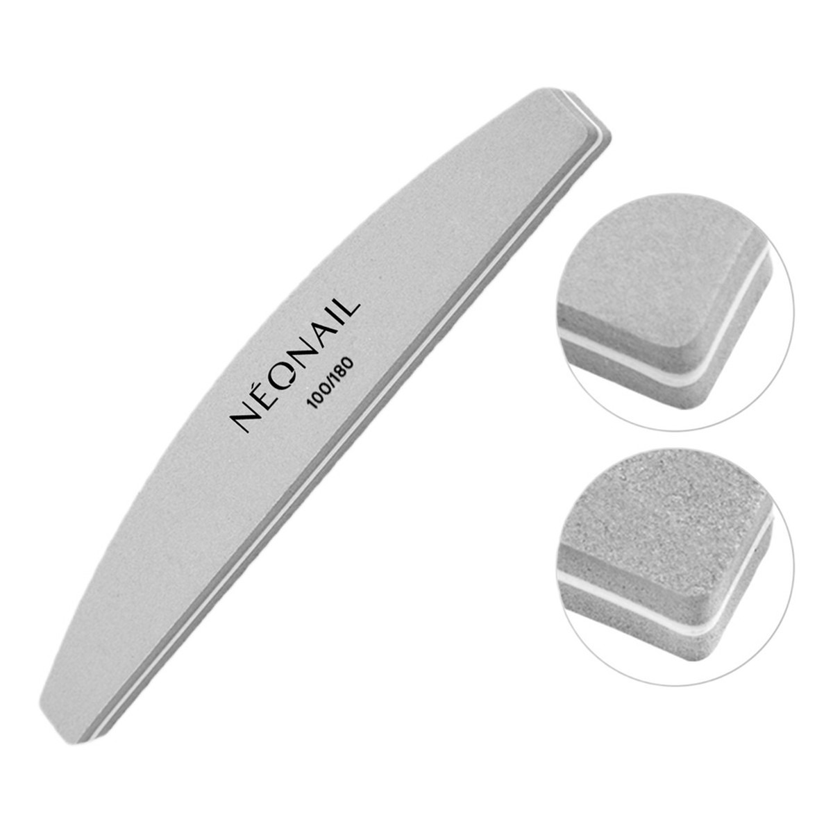 NeoNail Polerka łódka 100/180 Szara