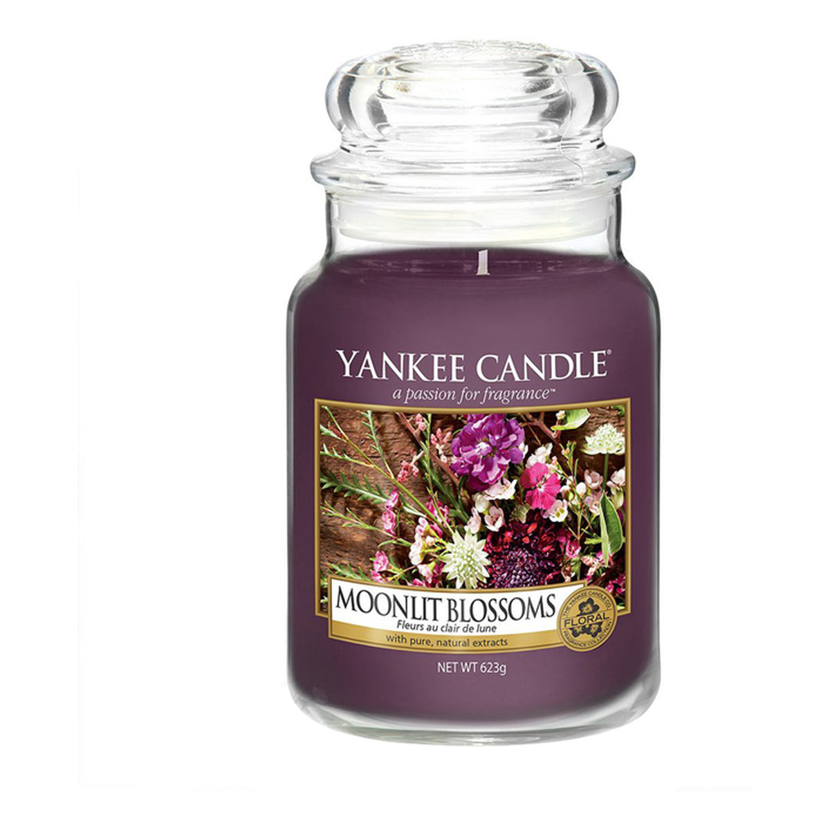 Yankee Candle Large Jar duża świeczka zapachowa Moonlit Blossoms 623g