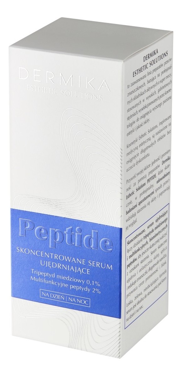 Peptide Skoncentrowane Serum ujędrniające na dzień i noc + Maseczka Ujędrnaijąco-Upiększająca