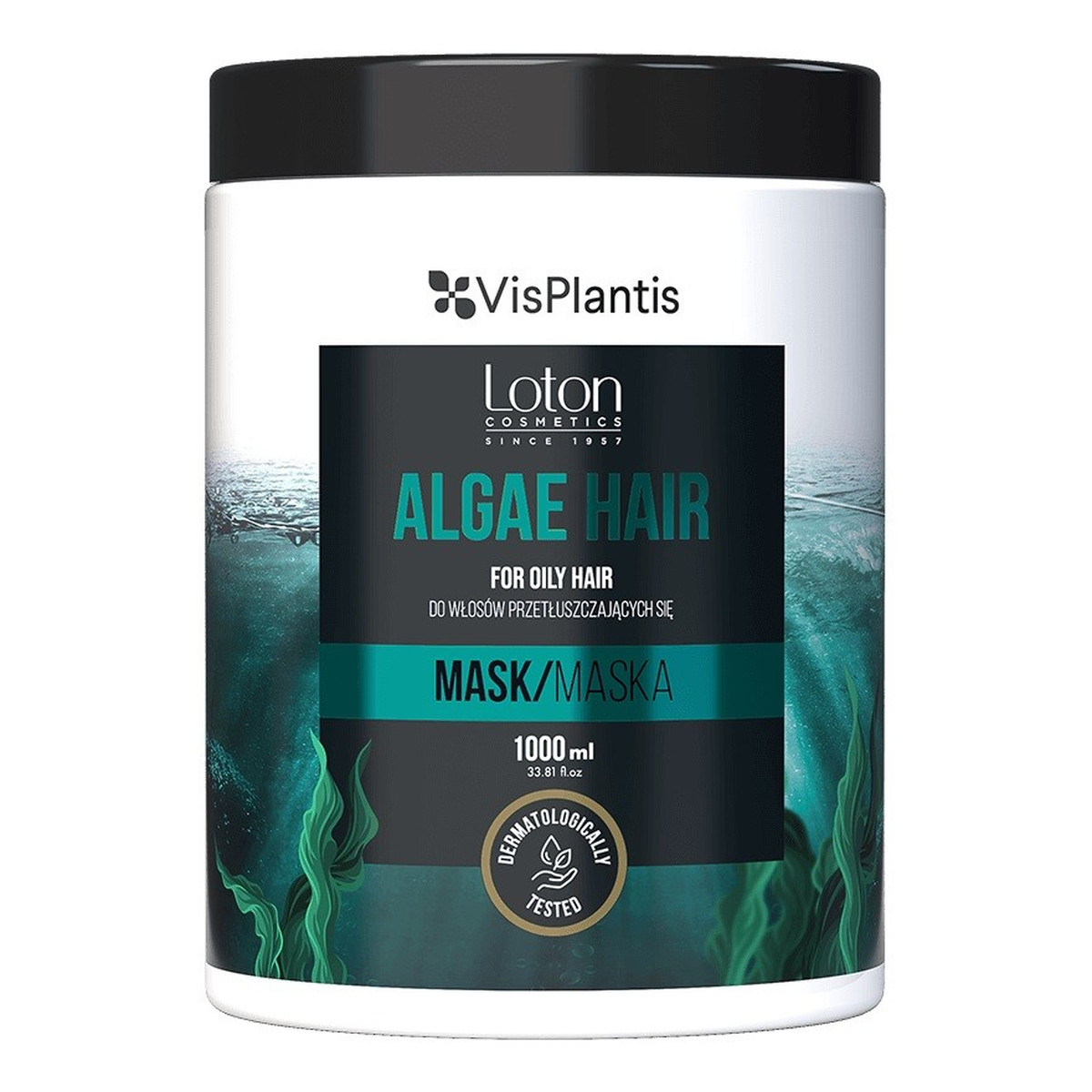Vis Plantis Loton Maska z algami do włosów przetłuszczających się - Algae Hair 1000ml