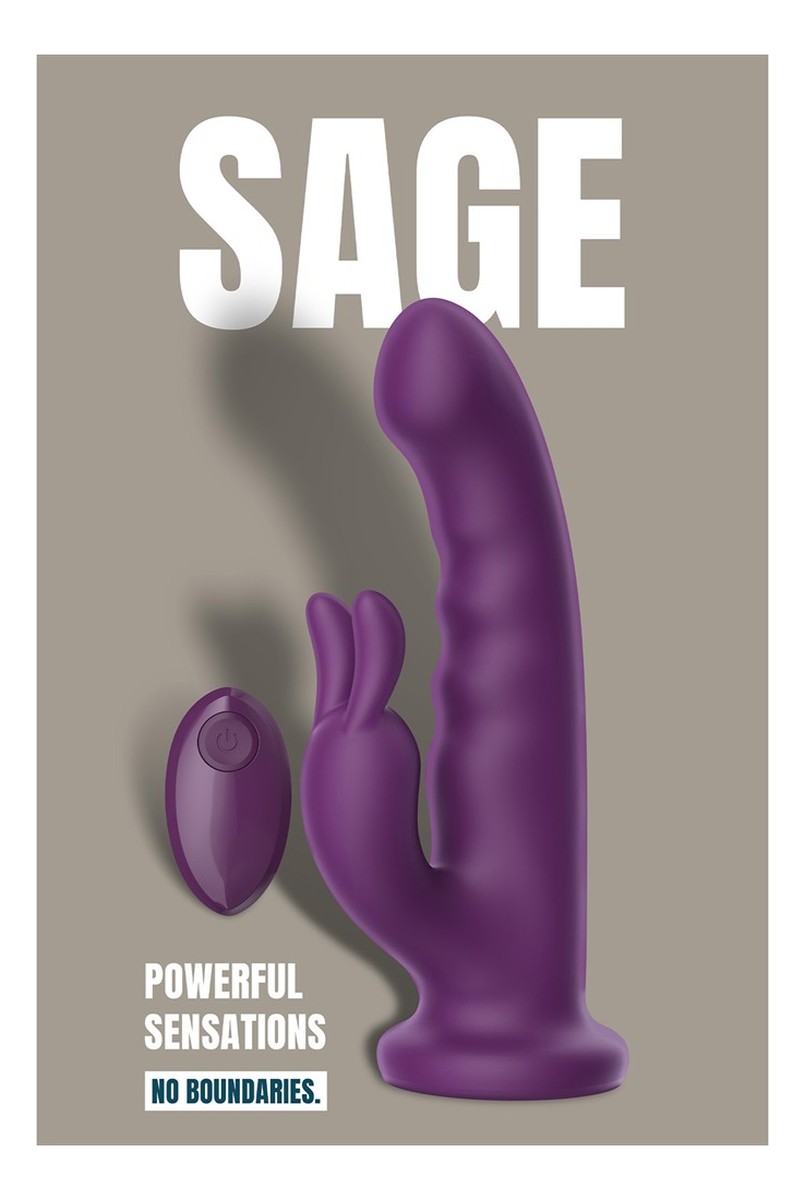 Bold Sage zdalnie sterowany wibrator duo z przyssawką