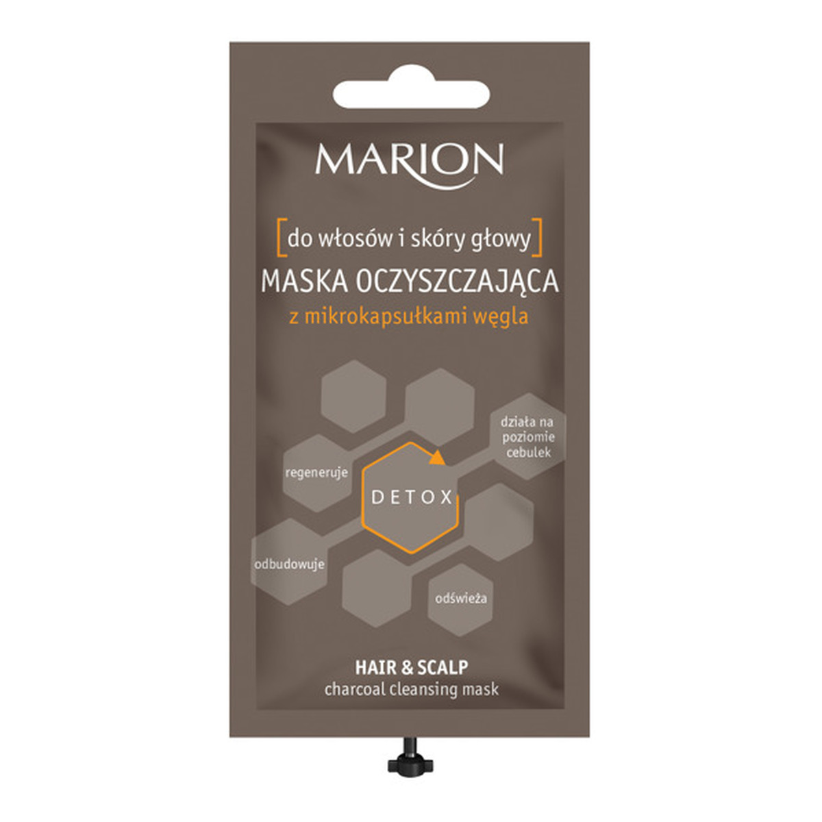 Marion Detox Maska oczyszczająca do włosów i skóry głowy 15g