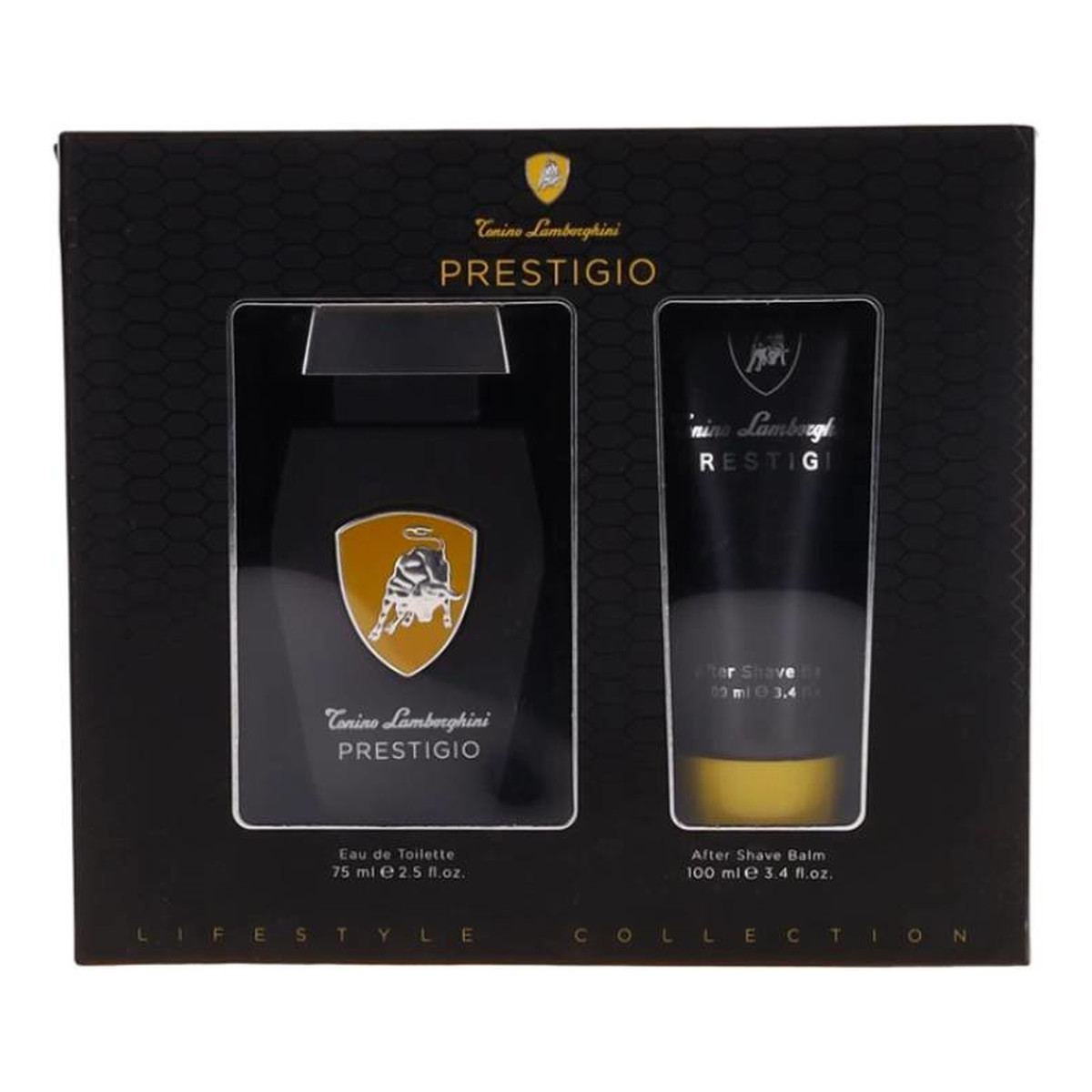 Tonino Lamborghini Prestigio zestaw woda toaletowa spray 75ml + balsam po goleniu 100ml