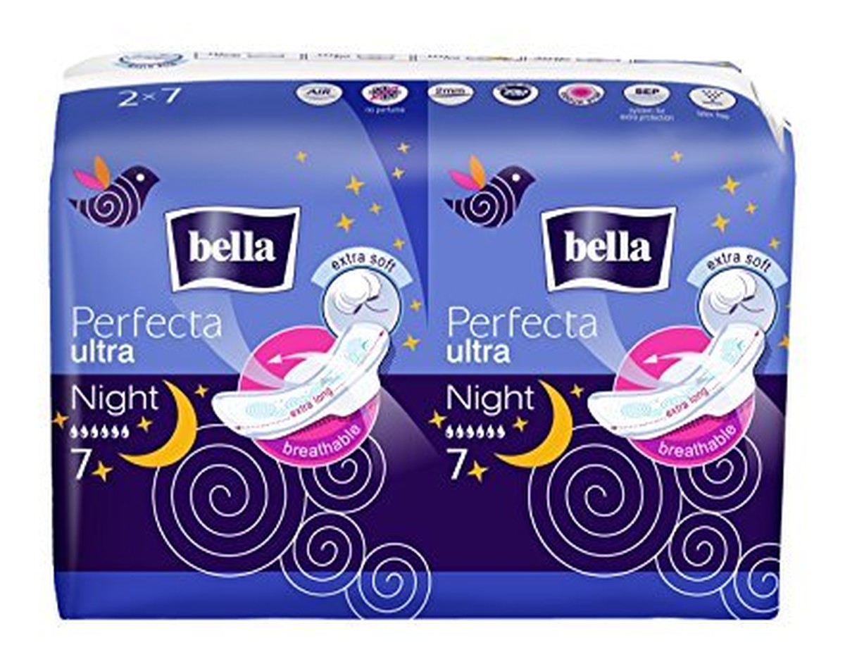 Ultra Night Podpaski Higieniczne Extra Soft 14 Sztuk